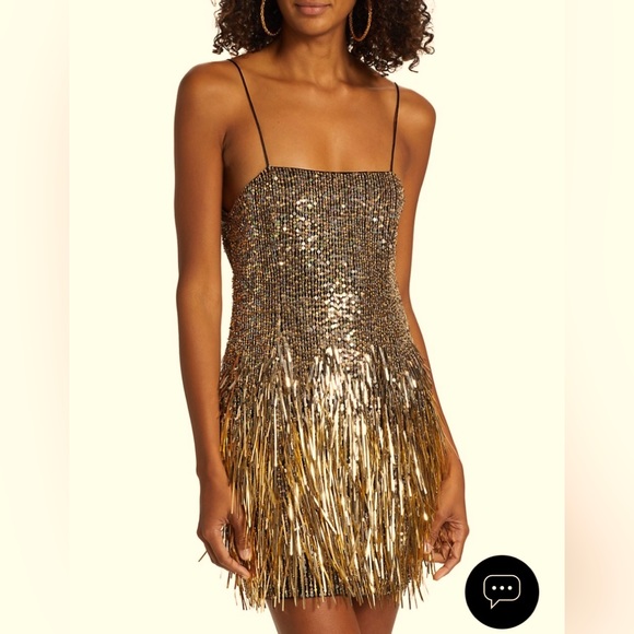 Alice + Olivia Fifi Embellished Sequin Fringe Dress - Picture 9 of 15